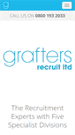 Mobile Screenshot of graftersrecruit.co.uk